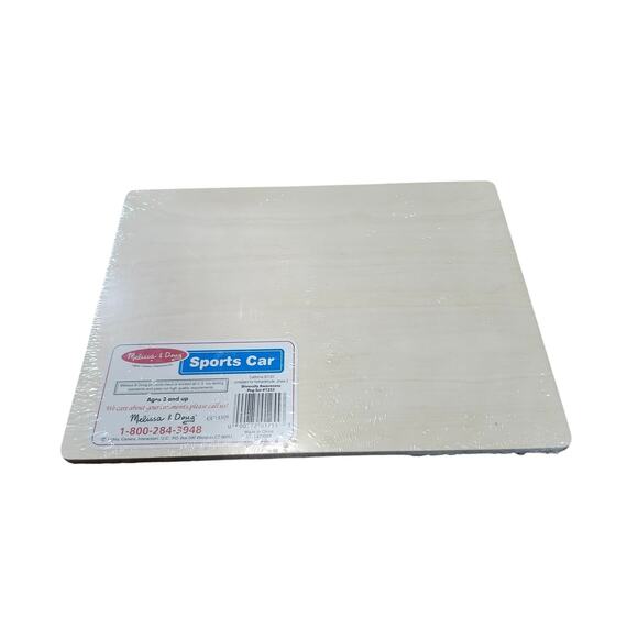 Melissa & Doug Wooden Hand Crafted 3+ Toddler Puzzles Ambulance & Sports Car - Picture 4 of 8